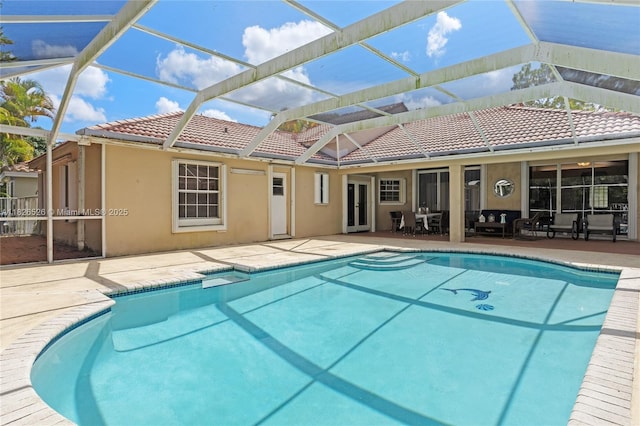 798 Verona Lake Dr, Weston, FL 33326 - outdoor pool featuring a patio area and a lanai