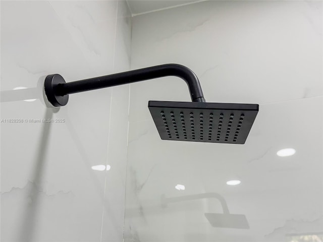 505 W 10th St, Lehigh Acres, FL 33972 - bathroom view of a marble finish shower