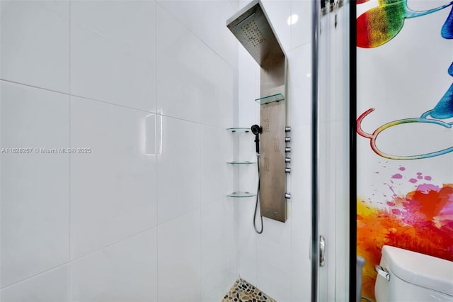 1550 SW 89th Ct, Miami, FL 33174 - bathroom featuring a shower stall and toilet