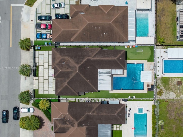 1550 SW 89th Ct, Miami, FL 33174 - drone / aerial view of a pool