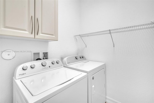 11735 SW 13th Ct, Pembroke Pines, FL 33025 - laundry room featuring independent washer and dryer and cabinet space