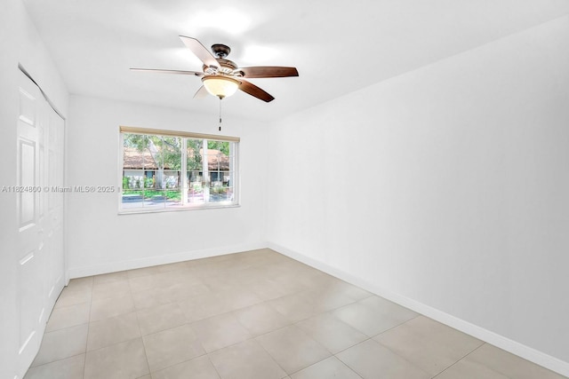 1621 NW 96th Ter, Pembroke Pines, FL 33024 - unfurnished room with a ceiling fan and baseboards