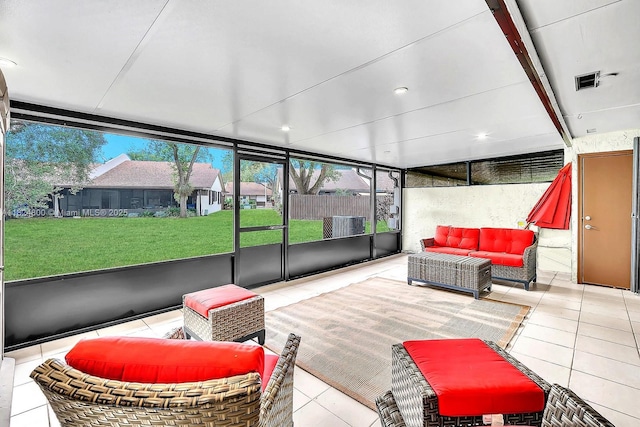 1621 NW 96th Ter, Pembroke Pines, FL 33024 - sunroom with an outdoor living space