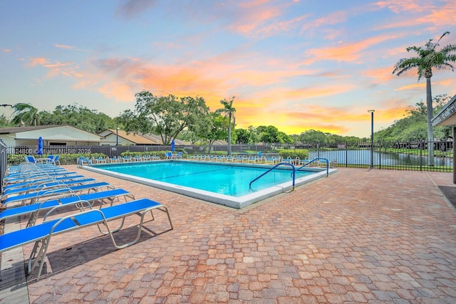 1621 NW 96th Ter, Pembroke Pines, FL 33024 - community pool with a patio area and a water view