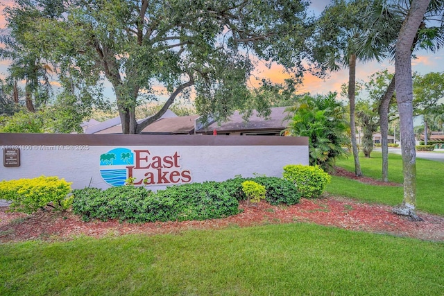 1621 NW 96th Ter, Pembroke Pines, FL 33024 - community / neighborhood sign featuring a yard