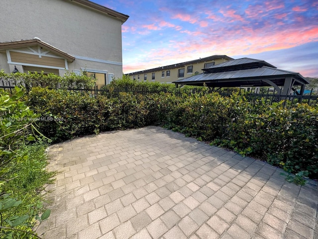 6011 W Paso Fino Pl, Davie, FL 33314 - view of patio with a gazebo
