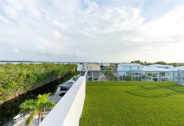 475 Bahia Honda Rd, Key Largo, FL 33037 - view of property's community with a yard and a water view
