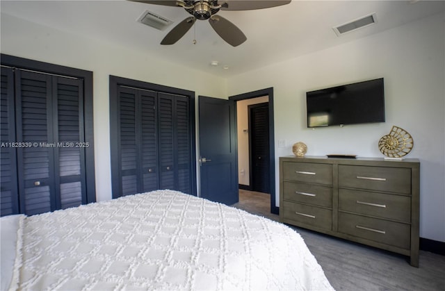 475 Bahia Honda Rd, Key Largo, FL 33037 - bedroom with ceiling fan and baseboards