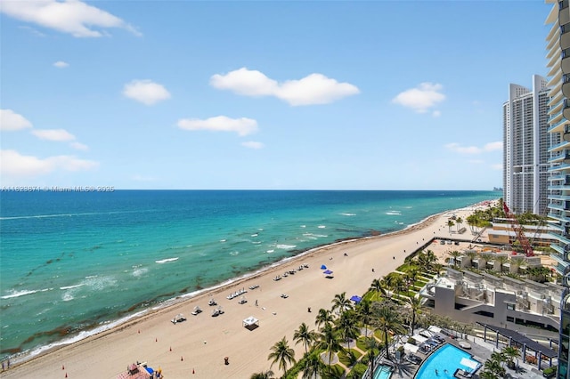 18671 Collins Ave Unit 1401, Sunny Isles Beach, FL 33160 - water view with local beach