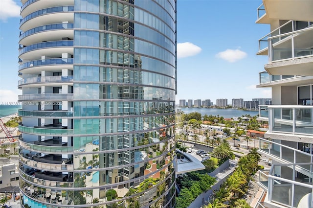 18671 Collins Ave Unit 1401, Sunny Isles Beach, FL 33160 - view of apartment building / complex featuring a view of city and a water view