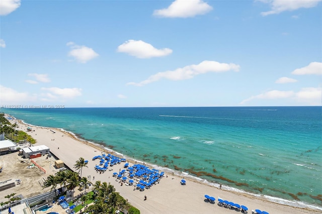 18671 Collins Ave Unit 1401, Sunny Isles Beach, FL 33160 - water view featuring nearby beach