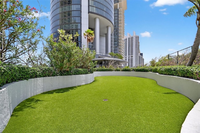 18671 Collins Ave Unit 1401, Sunny Isles Beach, FL 33160 - view of yard