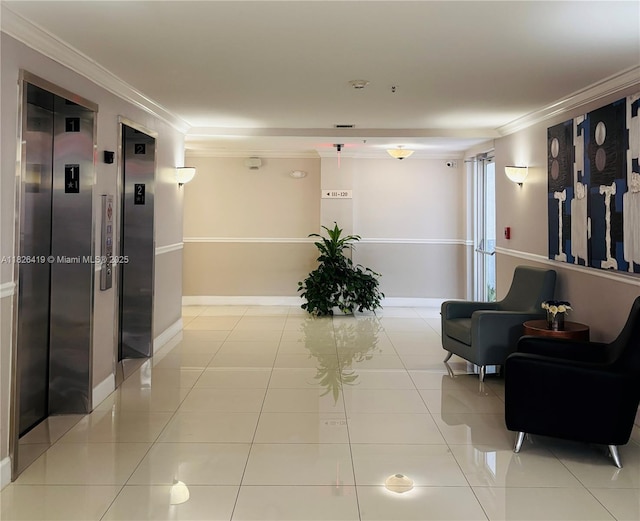 9725NW NW 52nd St Unit 415, Doral, FL 33178 - community lobby featuring crown molding