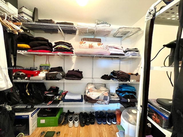 2860 SW 22nd Ave Unit 4100, Delray Beach, FL 33445 - walk in closet with wood finished floors