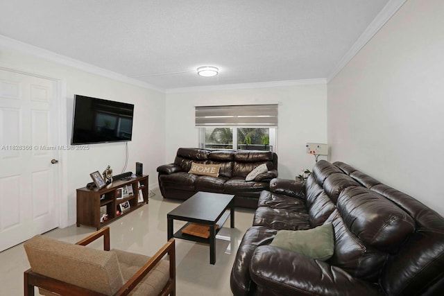 9917 W Okeechobee Rd Unit 3-303, Hialeah Gardens, FL 33016 - living room with crown molding
