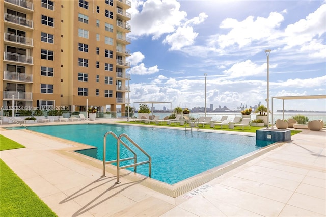 770 Claughton Island Dr Unit 1210, Miami, FL 33131 - community pool with a patio