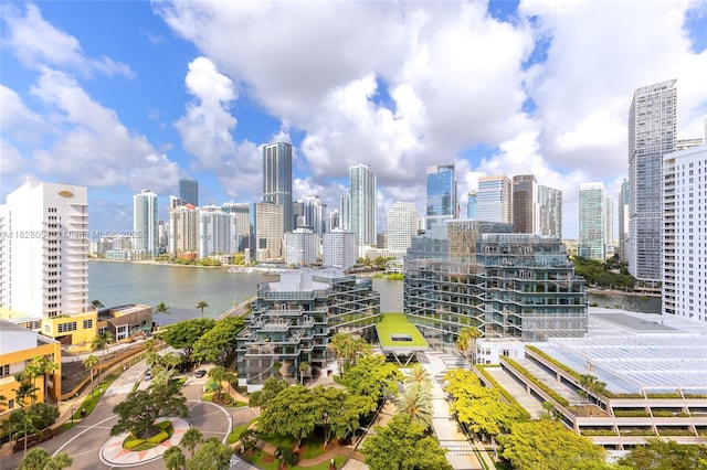 520 Brickell Key Dr Unit A1817, Miami, FL 33131 - view of city skyline with a nearby body of water