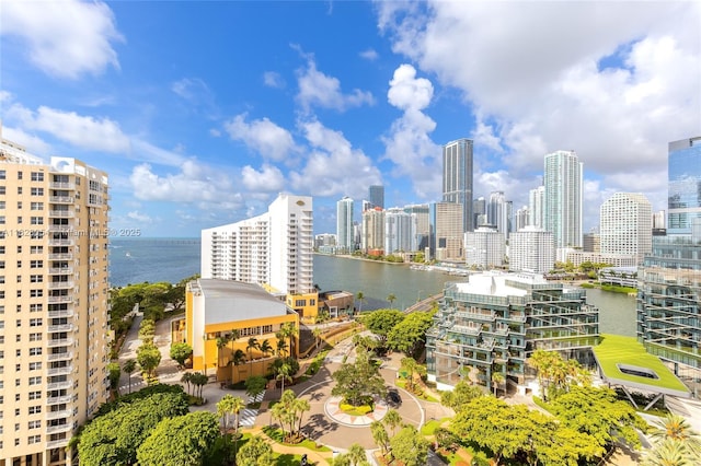 520 Brickell Key Dr Unit A1817, Miami, FL 33131 - view of city skyline with a nearby body of water