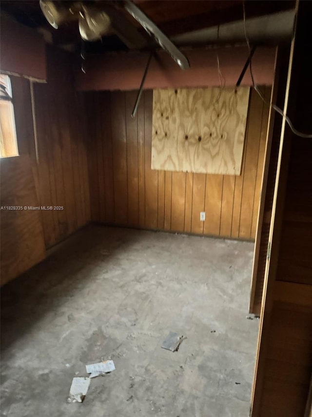 1501 NW 3rd Way, Pompano Beach, FL 33060 - below grade area with wooden walls