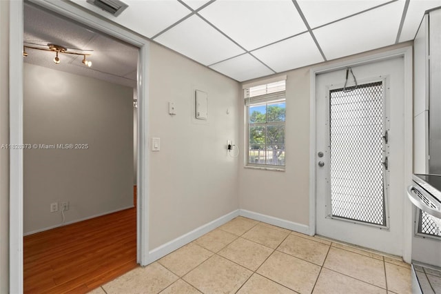 2851 S Palm Aire Dr Unit 205, Pompano Beach, FL 33069 - doorway with baseboards and light wood-style floors