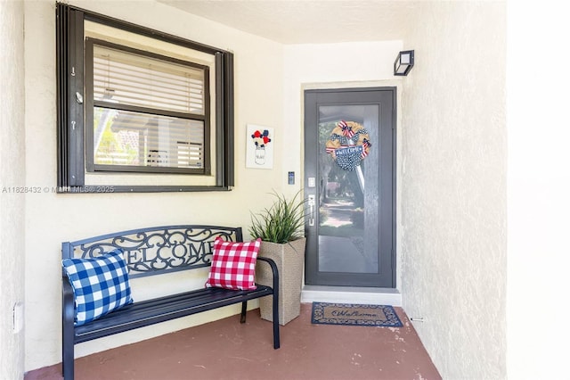 220 SW 113th Ter, Pembroke Pines, FL 33025 - doorway to property featuring stucco siding