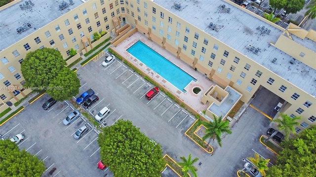 7400 W 20th Ave Unit 315, Hialeah, FL 33016 - bird's eye view of a pool area