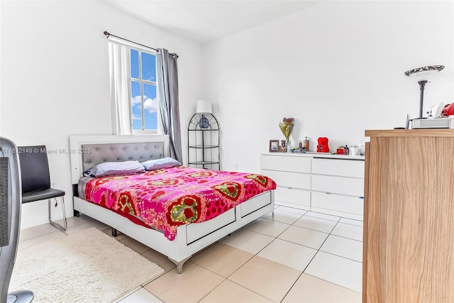 7400 W 20th Ave Unit 315, Hialeah, FL 33016 - bedroom with light tile patterned floors