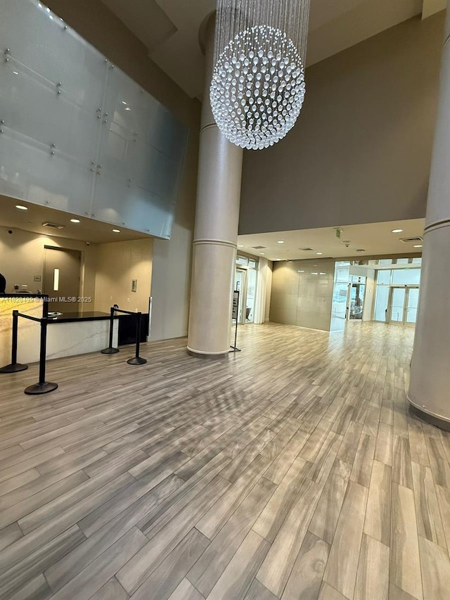 1750 N Bayshore Dr Unit 2707, Miami, FL 33132 - lobby with a high ceiling