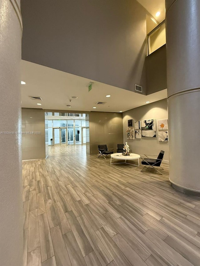 1750 N Bayshore Dr Unit 2707, Miami, FL 33132 - lobby with a towering ceiling and recessed lighting