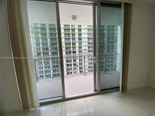 1750 N Bayshore Dr Unit 2707, Miami, FL 33132 - entryway with tile patterned flooring and plenty of natural light