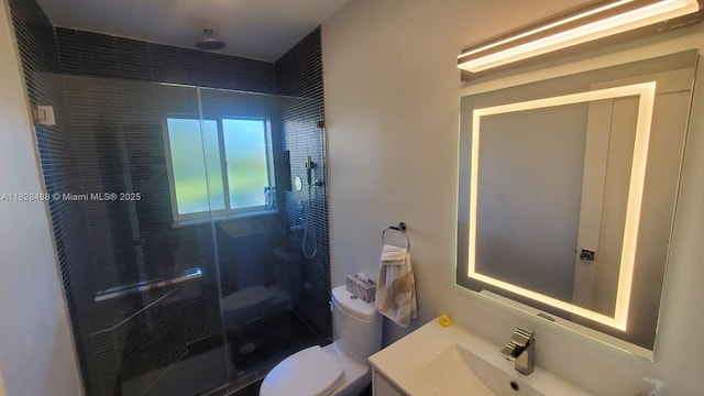 424 89th St, Surfside, FL 33154 - bathroom with vanity and a shower stall