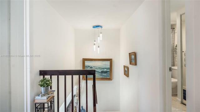 9109 SW 20th St, Davie, FL 33324 - corridor with an upstairs landing