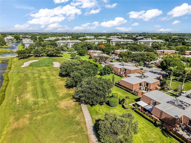 9109 SW 20th St, Davie, FL 33324 - bird's eye view of a nearby body of water and a golf course