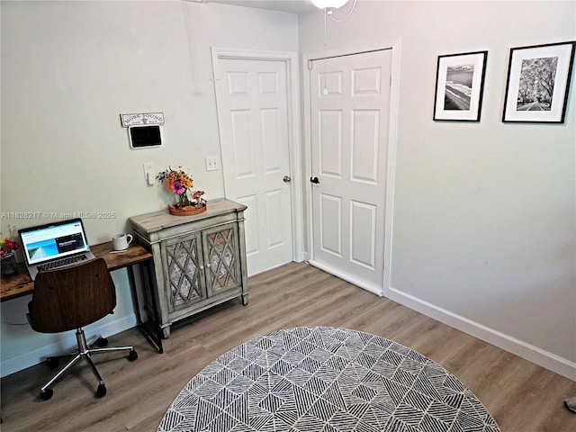 8994 SE Colony St, Hobe Sound, FL 33455 - home office with wood finished floors