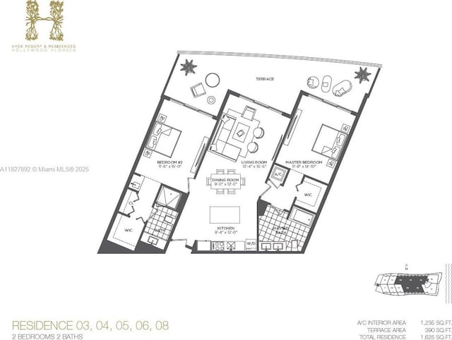 4111 S Ocean Dr Unit 2204, Hollywood, FL 33019 - view of home floor plan