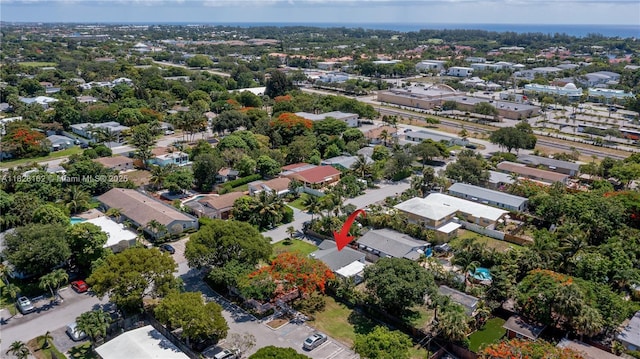 246 NE 13th St, Delray Beach, FL 33444 - aerial view of property's location with nearby suburban area