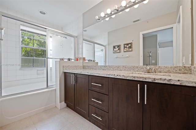 1115 SW 180th Ter, Pembroke Pines, FL 33029 - full bath featuring tile patterned floors, vanity, and enclosed tub / shower combo