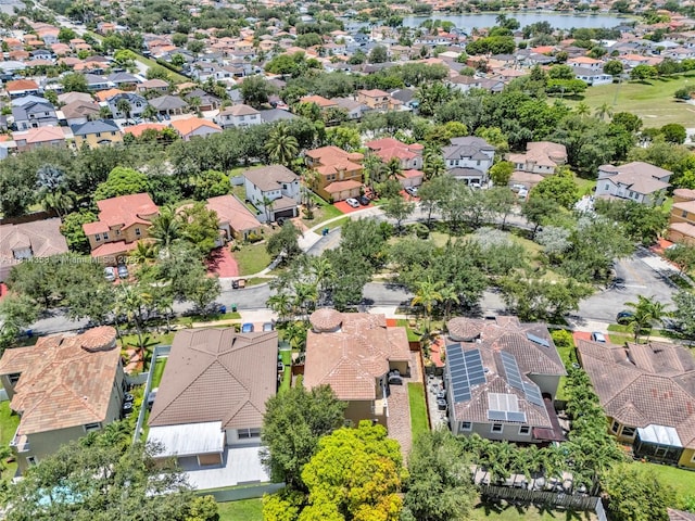 14141 SW 54th St, Miramar, FL 33027 - aerial view of residential area featuring a nearby body of water