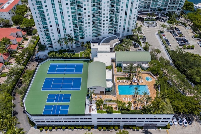 3301 NE 183rd St Unit 1803, Aventura, FL 33160 - bird's eye view of a pool and apartment complex