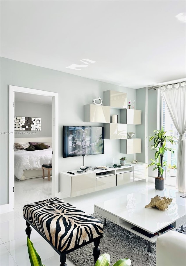 19390 Collins Ave Unit 911, Sunny Isles Beach, FL 33160 - living area with marble finish flooring