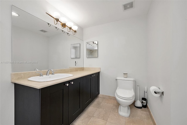 4100 Salzedo St Unit 515, Coral Gables, FL 33146 - bathroom featuring vanity and tile patterned flooring