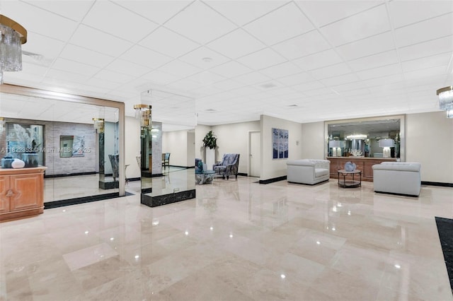 3900 Galt Ocean Dr Unit 506, Fort Lauderdale, FL 33308 - lobby featuring a paneled ceiling