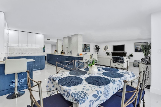 3900 Galt Ocean Dr Unit 506, Fort Lauderdale, FL 33308 - dining area with light tile patterned floors