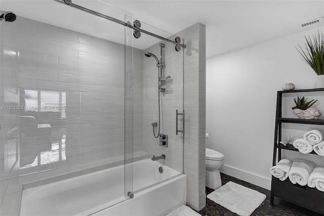 3900 Galt Ocean Dr Unit 506, Fort Lauderdale, FL 33308 - full bathroom featuring shower / bath combination with glass door and baseboards