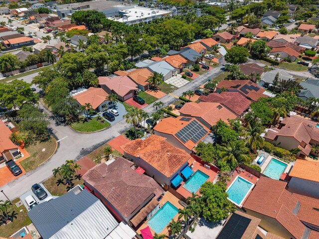 10000 SW 147th Ct, Miami, FL 33196 - aerial perspective of suburban area with a pool