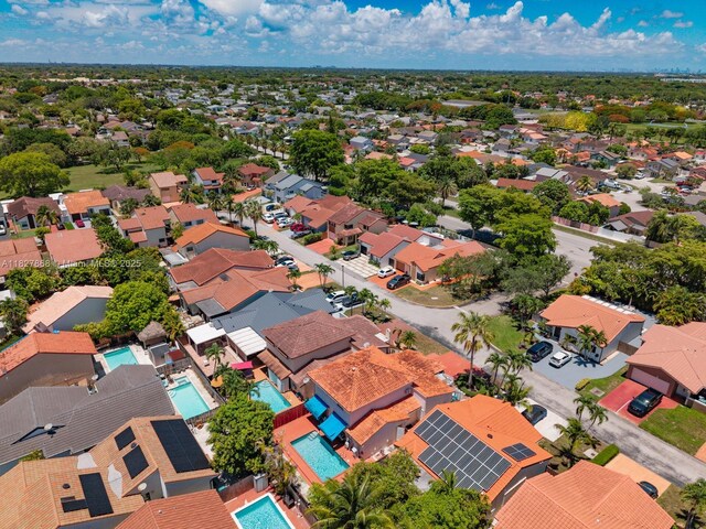 10000 SW 147th Ct, Miami, FL 33196 - aerial view of residential area featuring a pool