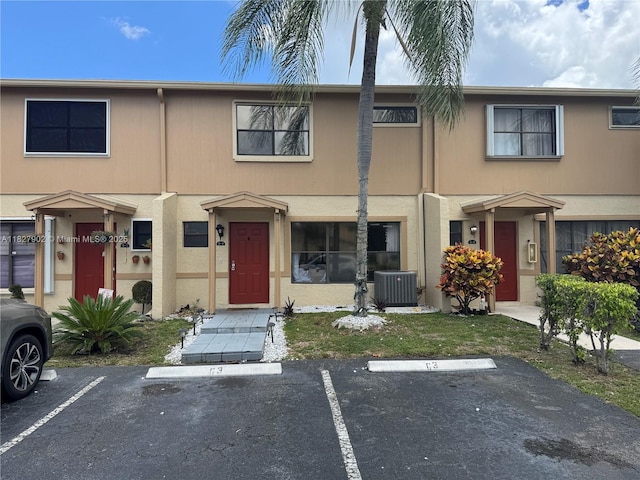 3370 Beau Rivage Dr, Pompano Beach, FL 33064 - townhome / multi-family property with uncovered parking and stucco siding