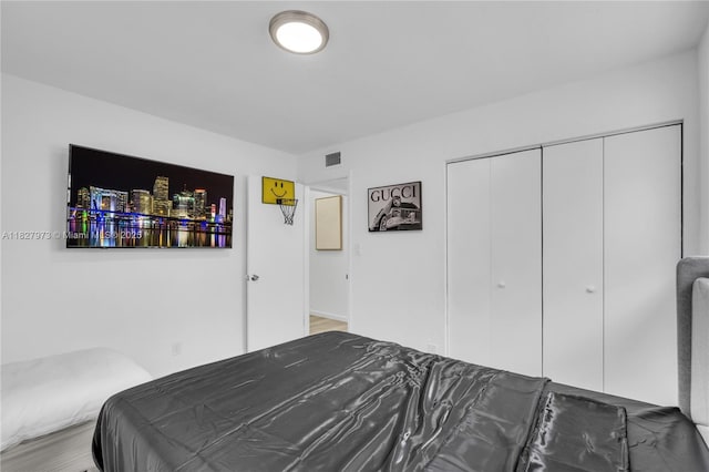 3494 SW 56th Ave, West Park, FL 33023 - bedroom featuring a closet and wood finished floors