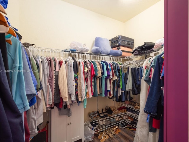 5656 NW 58th Ln, Tamarac, FL 33319 - spacious closet with wood finished floors