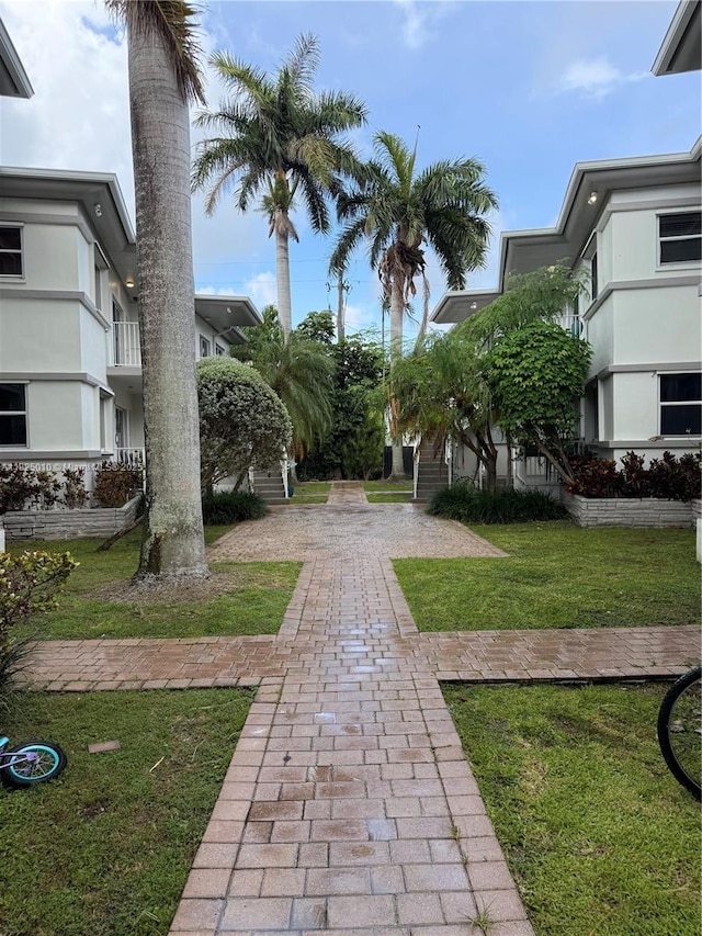 1142 99th St Unit 23, Bay Harbor Islands, FL 33154 - view of community with a lawn